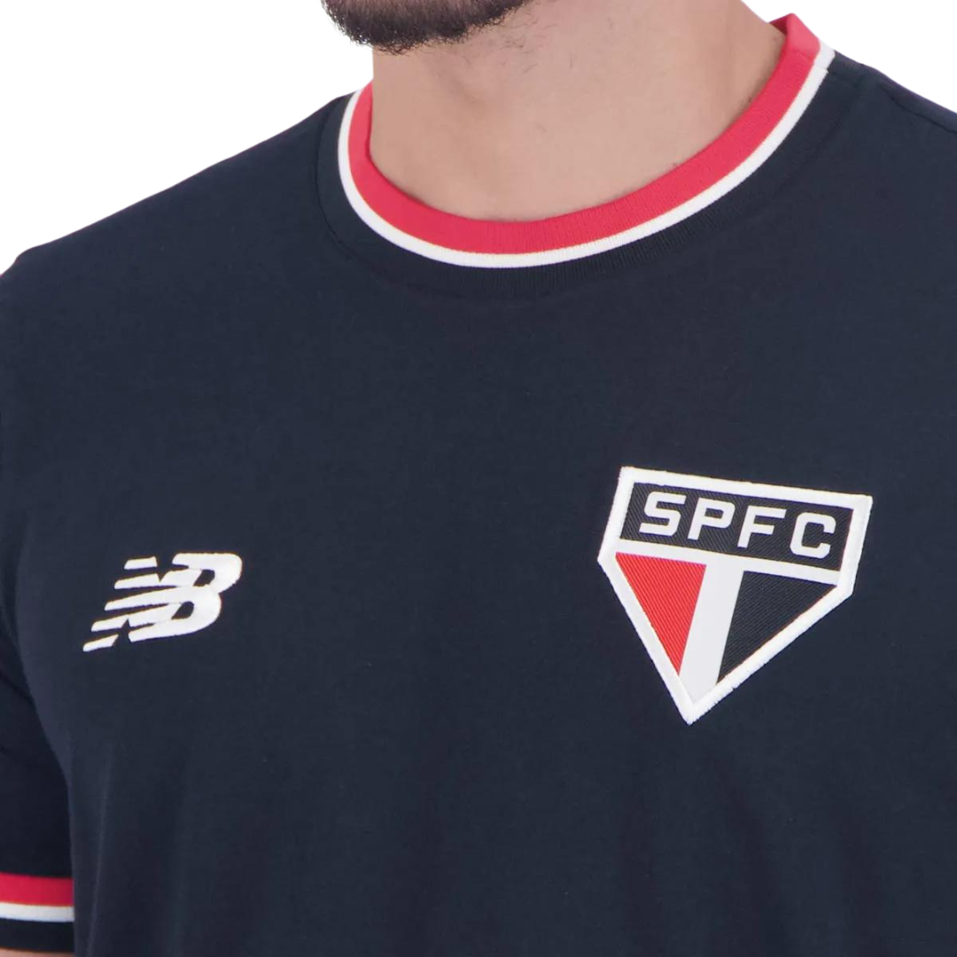 Camiseta São Paulo Retrô Preta