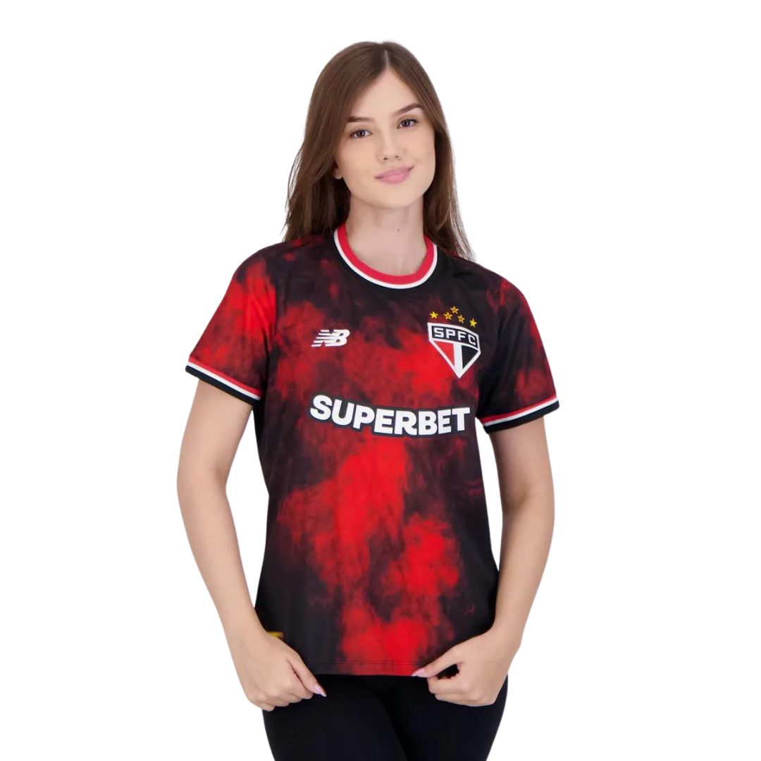 Camisa Feminina São Paulo 24/25 Comemorativa