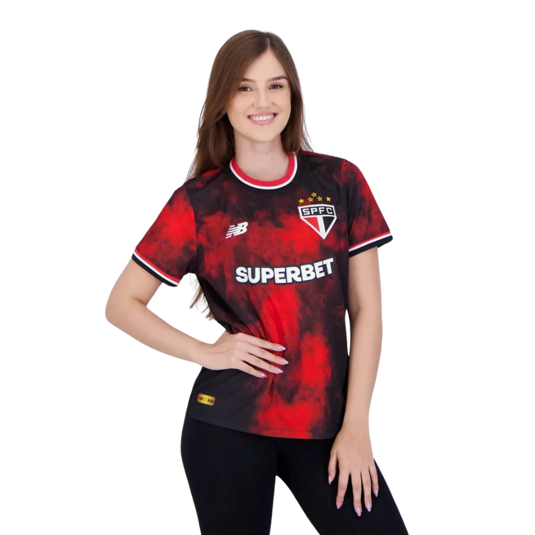 Camisa Feminina São Paulo 24/25 Comemorativa